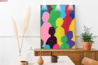 File in ấn File tranh hiện đại Sơn Dầu SD2037 (bản gốc) sắc nét