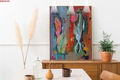 Download file gốc File tranh hiện đại Sơn Dầu SD2039 (độ nét cao)