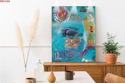 File gốc File tranh hiện đại Sơn Dầu SD2100 (in tráng gương) nghệ thuật