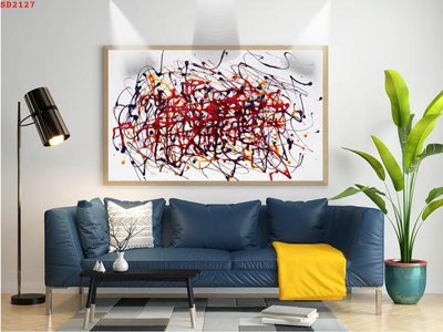 Chi tiết file ảnh File tranh hiện đại Sơn Dầu SD2127 sắc nét