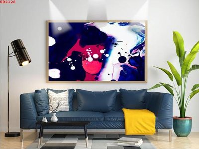 File gốc File tranh hiện đại Sơn Dầu SD2128 (in lụa) chi tiết cao