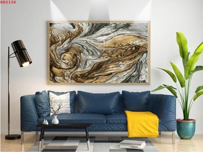 File tranh File tranh hiện đại Sơn Dầu SD2136 (bản gốc) in lụa dán tường