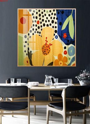 Hình ảnh file gốc in lụa File tranh hiện đại Sơn Dầu SD2177