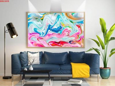 Download file File tranh hiện đại Sơn Dầu SD2205 (gốc) in mica ốp bếp