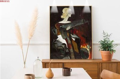 File tranh gốc File tranh hiện đại Sơn Dầu SD2211 (bản quyền) Filetranh.com