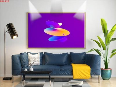 File gốc File tranh hiện đại Sơn Dầu SD2213 (in tráng gương) sang trọng