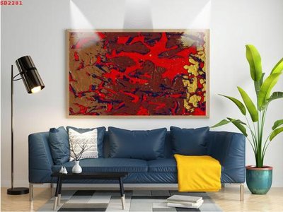 Download file gốc File tranh hiện đại Sơn Dầu SD2281 (in mica) 3D