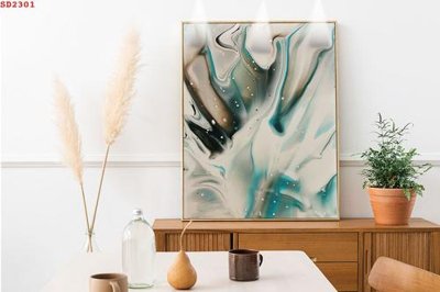 Download file File tranh hiện đại Sơn Dầu SD2301 (gốc) in mica bàn thờ