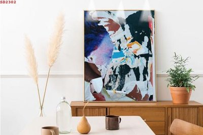 File gốc File tranh hiện đại Sơn Dầu SD2302 (trang trí) phòng trẻ em