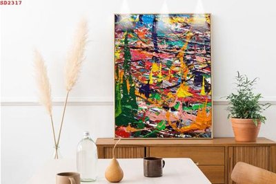 Hình ảnh file gốc File tranh hiện đại Sơn Dầu SD2317 cho in UV