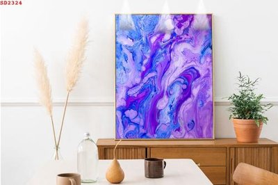 File gốc File tranh hiện đại Sơn Dầu SD2324 (trang trí) phòng ngủ