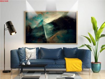 File gốc File tranh hiện đại Sơn Dầu SD2368 (cho in 3D) độc đáo