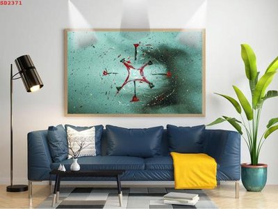 Download file gốc File tranh hiện đại Sơn Dầu SD2371 (in lụa) tranh 3D