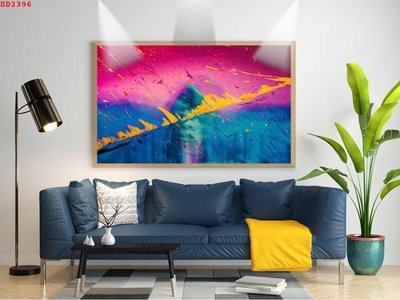 File in trần File tranh hiện đại Sơn Dầu SD2396 (bản gốc) bầu trời