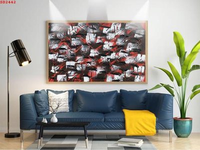 Mua file gốc File tranh hiện đại Sơn Dầu SD2442 (PSD) tại Filetranh.com