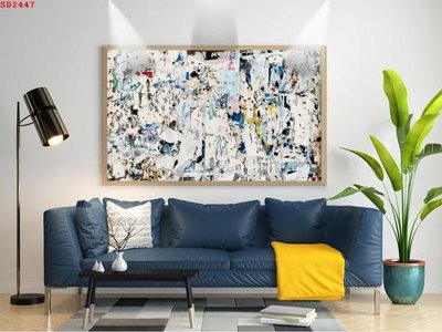File gốc File tranh hiện đại Sơn Dầu SD2447 (in 3D) nghệ thuật