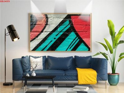 File gốc File tranh hiện đại Sơn Dầu SD2455 (ảnh chi tiết) để in lụa