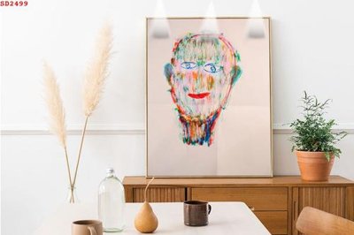 File ảnh File tranh hiện đại Sơn Dầu SD2499 (gốc) in decal dán tường