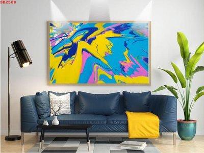 File tranh File tranh hiện đại Sơn Dầu SD2508 (gốc) in vải canvas