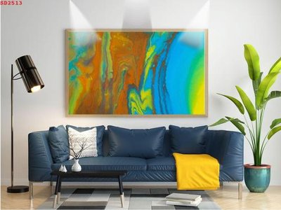 File tranh File tranh hiện đại Sơn Dầu SD2513 (gốc) in vải canvas