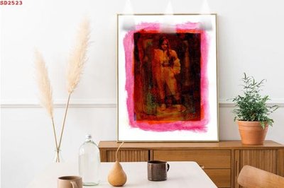 File in mica File tranh hiện đại Sơn Dầu SD2523 (bản gốc) làm vách ngăn