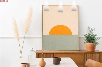 File in trần File tranh hiện đại Sơn Dầu SD2546 (file gốc) xuyên sáng