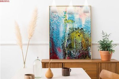 Tải file File tranh hiện đại Sơn Dầu SD2551 (PSD) cho in tranh kính