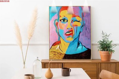 File tranh File tranh hiện đại Sơn Dầu SD2558 (ảnh gốc) in trần xuyên sáng