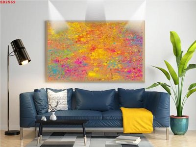 File tranh gốc File tranh hiện đại Sơn Dầu SD2569 (bản quyền) file PSD