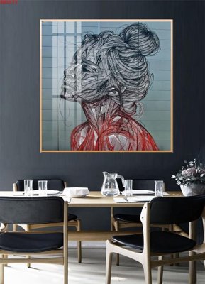 Hình ảnh file gốc in lụa File tranh hiện đại Sơn Dầu SD2575