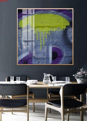 File gốc File tranh hiện đại Sơn Dầu SD2593 (AI/EPS) cho in ấn