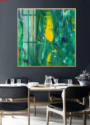 File in mica File tranh hiện đại Sơn Dầu SD2603 (bản gốc) làm vách ngăn