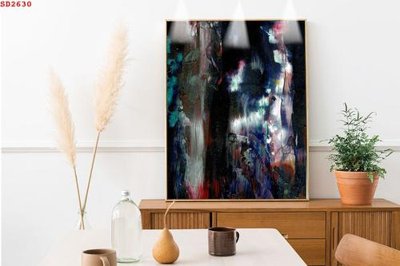 Download file gốc File tranh hiện đại Sơn Dầu SD2630 (in lụa) tranh 3D