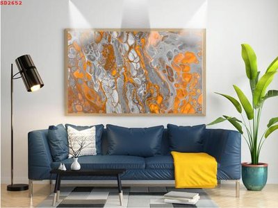 Chi tiết file gốc File tranh hiện đại Sơn Dầu SD2652 (cho in tráng gương)