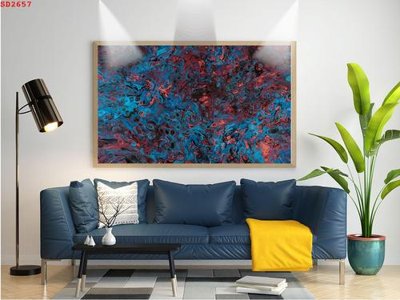 File tranh File tranh hiện đại Sơn Dầu SD2657 (bản gốc) treo phòng ăn