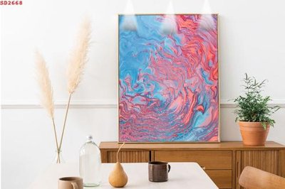 File in lụa File tranh hiện đại Sơn Dầu SD2668 (hoa văn) File tranh hiện đại Sơn Dầu SD2668