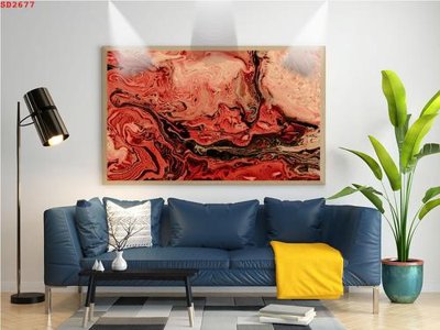 File gốc File tranh hiện đại Sơn Dầu SD2677 (in tráng gương) sang trọng