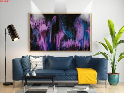 File PSD File tranh hiện đại Sơn Dầu SD2681 (gốc) nhiều lớp (multi-layer)