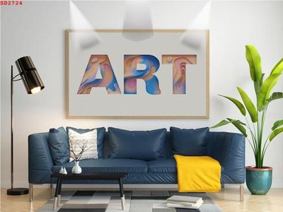 File tranh gốc PSD File tranh hiện đại Sơn Dầu SD2724 còn nguyên layer