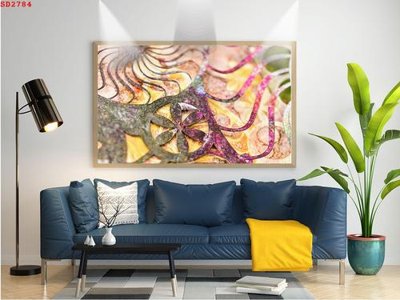 File PSD File tranh hiện đại Sơn Dầu SD2784 (gốc) nhiều lớp (multi-layer)