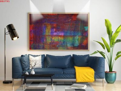 File gốc File tranh hiện đại Sơn Dầu SD2791 (vector) cho in ấn