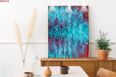 File PSD File tranh hiện đại Sơn Dầu SD2816 (bản gốc) cho nhà in