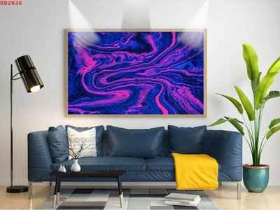 File gốc File tranh hiện đại Sơn Dầu SD2826 (in lụa) hoa văn cổ điển