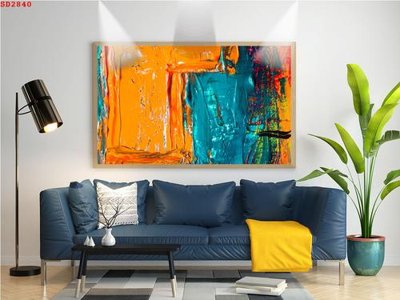 File gốc File tranh hiện đại Sơn Dầu SD2840 (PNG) trong suốt (transparent)