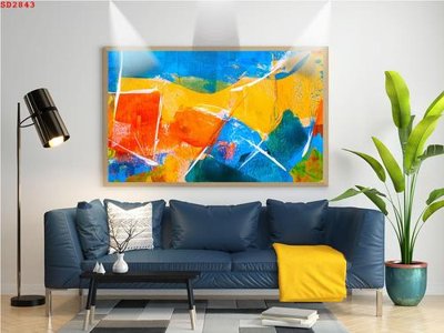 File gốc File tranh hiện đại Sơn Dầu SD2843 (in tráng gương) nghệ thuật