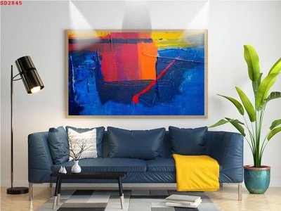 Download file File tranh hiện đại Sơn Dầu SD2845 (gốc) in mica cao cấp