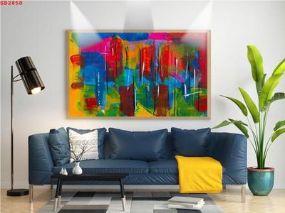 File gốc File tranh hiện đại Sơn Dầu SD2850 (chủ đề hiện đại) trang trí
