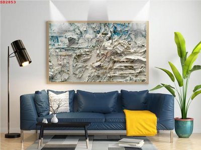 Download file File tranh hiện đại Sơn Dầu SD2853 (gốc) in mica bàn thờ