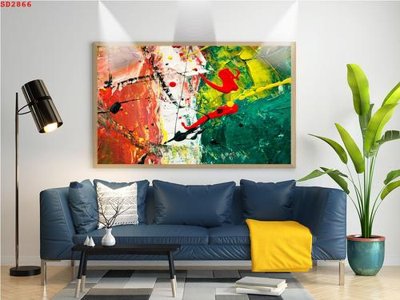 File in mica File tranh hiện đại Sơn Dầu SD2866 (bản gốc) sắc sảo