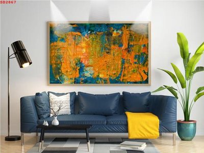 Download file gốc File tranh hiện đại Sơn Dầu SD2867 (in mica) trong suốt